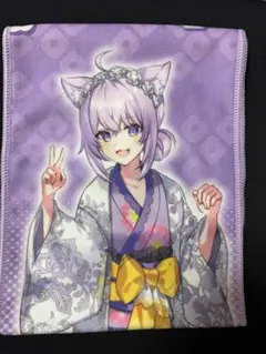 猫又おかゆ　極楽湯　タオルセット