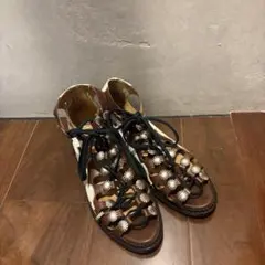 極美品】 Ganter ガンター レースアップサンダル 4E 23.5 ドイツ | Mercari
