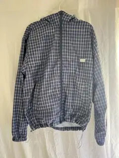チェックナイロンテックブルゾン