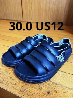 【良品】アグ　UGG カーキ　グリーン スポーツサンダル　カモフラ　箱付き 良品】アグ UGG カーキ グリーン スポーツサンダル カモフラ 箱付き