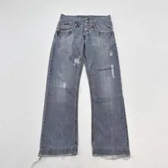 Dolce&Gabbana Damage Denim Wide Pants L - メルカリ