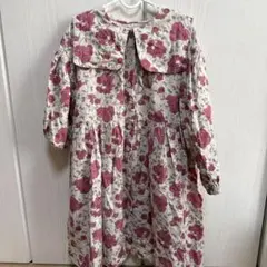 花柄長袖ワンピース 130サイズ