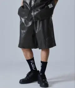 FUBU FAUX LEATHER SHORT PANTSのサムネイル