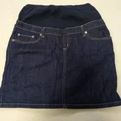 マタニティデニムスカート　M-L