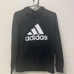 adidasアディダス　パーカー　ビッグロゴパーカー　サイズ160匿名配送