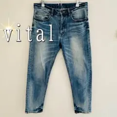 vital MONSIEURNICOLEウォッシュドデニムパンツジーンズ（M）青のサムネイル