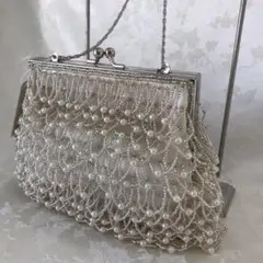 結婚式バックシルバー