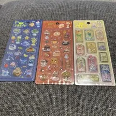 喫茶アラモード　きゅるるんシール　3種