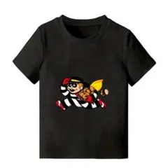 XLサイズ ハンバーグラー♡プリント黒 Tシャツ です☆