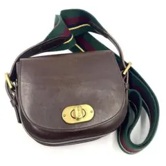 美品☆POLO RALPH LAUREN レザーポシェット ショルダーバッグ