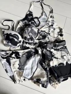 モノクロ セパレート水着4点セット