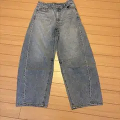 GU XL ライトブルー デニムパンツ