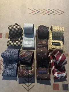 ネクタイまとめ売り　エルメス　アルマーニ　サンローラン