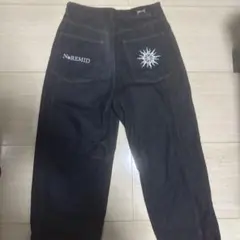 NoReMID ダークデニムパンツ RIGID SUPER BAGGY DENIM – BLACK – NOREMID