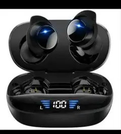 完全ワイヤレスイヤホン ブラック HIFI高音質