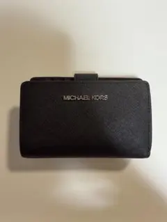 【新品未使用】MICHAEL KORS ブラック 二つ折り財布
