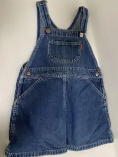 MIKI HOUSE デニムジャンパースカート　T110B56 レトロ
