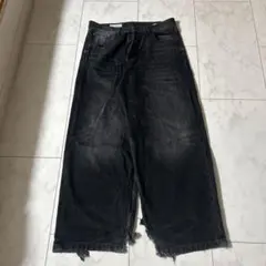 ZARAエクストラバギー黒