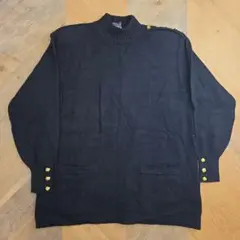 BIKI 新品　カシミヤ100 ボタン付き ニットセーター ピッコーネ　y44