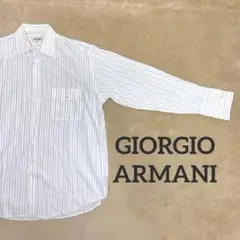 GIORGIOARMANI(ジョルジオアルマーニ) ストライプ 長袖ドレスシャツ