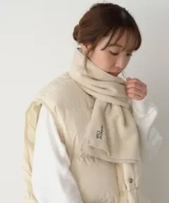 CANAL JEAN Santacruz Club刺繍フリースマフラー