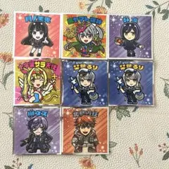 にじさんじマンチョコ　シール　月ノ美兎　樋口楓　静凛　星川サラ　栞葉るり　榊ネス