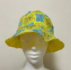 総柄バケットハット　リバーシブル