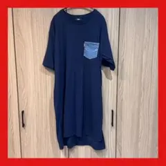 RODEO CROWNS デニムポケットTシャツ FREEサイズ
