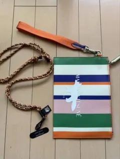 メゾンキツネ クラッチバッグ と スマホショルダー ストラップ