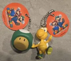 スーパーマリオ マスコットフィギュア ノコノコ 1UPキノコ 2点