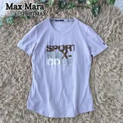 SPORTMAX CODE スポーツマックス ロゴTシャツ 半袖 パープル Mのサムネイル