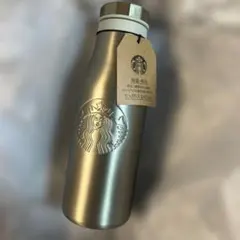 スターバックス　ステンレスロゴボトル　シルバー　新品未使用