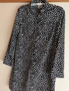 ♡OLD NAVY♡ハート柄 長袖シャツワンピースのサムネイル