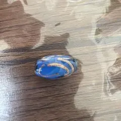 ガラス製とんぼ玉 コバルトブルー