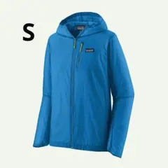 Patagonia フード付きナイロンジャケット M 青 フーディ二 ランニング