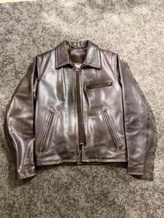 値下げ中4-30 VELUOKLDYレザージャケット 本革タロンジップ - メルカリ