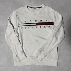 TOMMY HILFIGER ホワイト スウェット Lサイズ