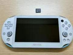 美品　PS Vita PCH-2000　ライトブルー・ホワイト　16GBカード付