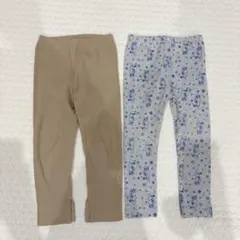 100センチ　キッズレギンス2枚セット