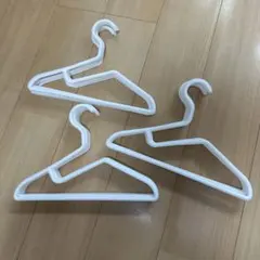 무지 료힌 아동용 폴리프로필렌 행거, 15개 세트, 흰색, 33cm