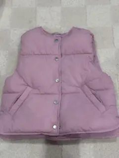 ZARA 薄いピンク ダウンベスト 3-4歳