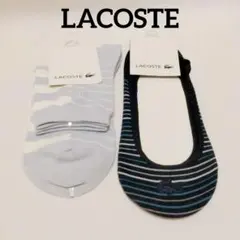 LACOSTE ラコステ 靴下 22cm-24cm 2枚組 セット売り