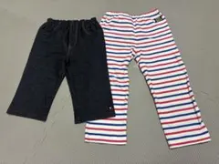 ダブルビー120 ハーフパンツと７分丈パンツのセット