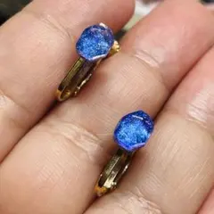 宇宙　ギャラクシー　ユニバース　イヤリング　ゴールド