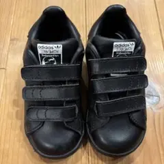 adidas STAN SMITH ブラック ベルクロ　14.0cm