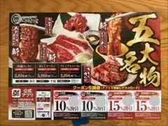 【匿名発送】焼肉きんぐ券のサムネイル