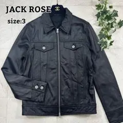 【ジャックローズ】ラムレザー トラッカー ジャケット シングル 本革（3） 2025年最新】JACKROSE メンズ シングルライダースの人気アイテム