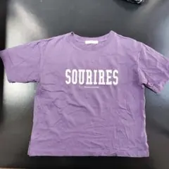 ロゴプリント 半袖Tシャツ パープルのサムネイル