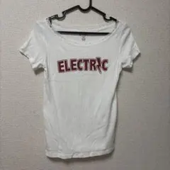 Brandy Melville Tシャツ　白　赤　レースのサムネイル