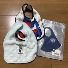 RYUKYU GOLDEN KINGS スタイ2枚セット マスク付き